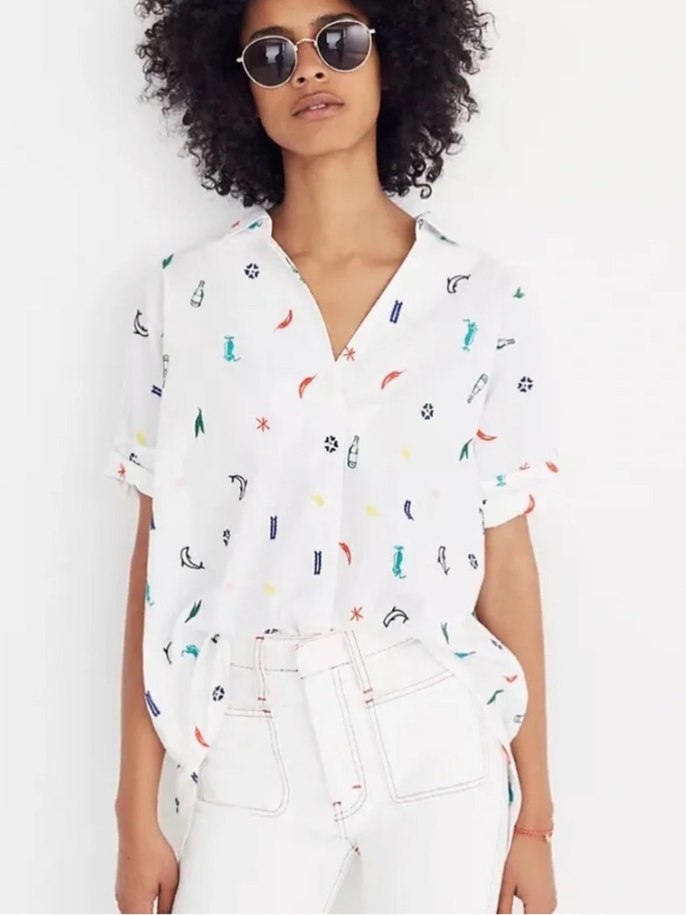 Madewell Summer Friday Popover Shirt